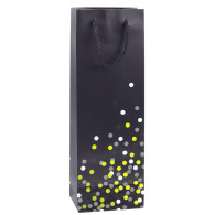 Torba Prezentowa Na Butelkę Wino W Kropki 36 x 12 x 9cm