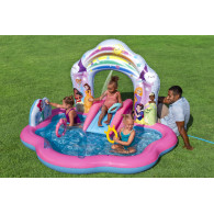 Uppblåsbar lekplats Disney 221 x 193 x 140 cm Bestway 9103Y