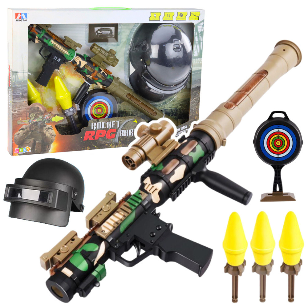 Militär militärpaket Bazooka RPG-hjälm Spårskumprojektiler