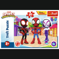 Puzzle - 30 - Przygody Spidaya i przyjaciół - Trefl 18285