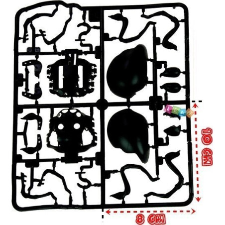 Kreativt spindelset drivet av saltvatten DIY Svart