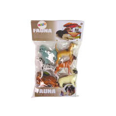 Set med 6 hundfigurer, hundfigurer, rashundar.