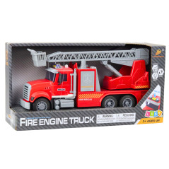 Brandbil Stege Teleskopisk Driv Vatten Ljus Ljud