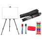 Magnetiskt tavelsats 90x60cm på stativ Magneter Pennor Suddgummi
