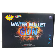 Automatisk vattenkulgevär med hydrogelkulor sikte glasögon svart 86cm