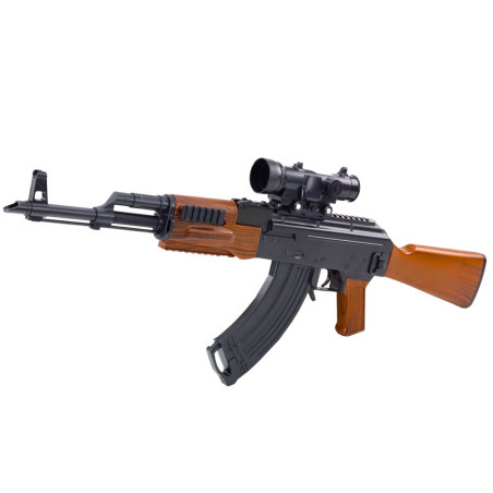 Automatkarbin AK för vattenkulor Hydrogel Sikte Tillbehör Glasögon 96 cm