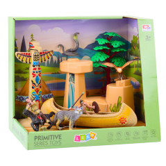 Indiansk figurset by Indianby by Indianby Kajak Totem