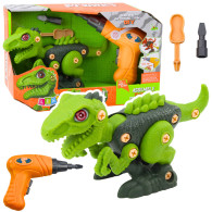 Dinosaurien att skruva upp och ner Grön borr DIY