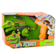 Dinosaurien att skruva upp och ner Grön borr DIY