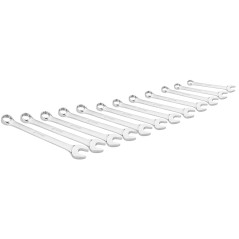 Skiftnycklar 13-32 mm, uppsättning med 12 stycken.