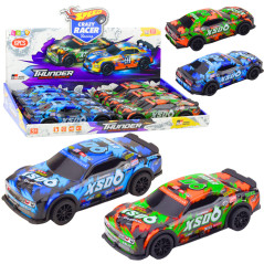 Racerbil XS06 Ljusdriven Ljudeffekter Orange Blå