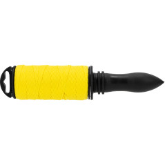 Murarsnöre med handtag, gul, 50m, pp, proline