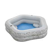 Uppblåsbar trädgårds pool 213x 206x 53 cm Bestway 54423