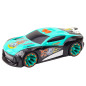 Racerbil med raketdrift, körning på bakhjul, ljus och ljud.