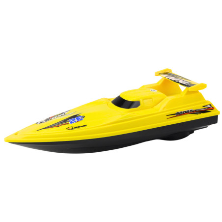 Båt Motorbåt Flytande Yacht På Batteri Gul