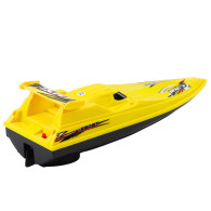 Båt Motorbåt Flytande Yacht På Batteri Gul
