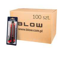53-277 Nożyk łamany 18mm metalowy introligatorski blow opakowanie