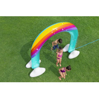 Uppblåsbar vattenfallsvägg Regnbåge Fontän 221 x 71 x 19cm Bestway 52732