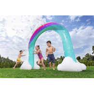 Uppblåsbar vattenfallsvägg Regnbåge Fontän 221 x 71 x 19cm Bestway 52732