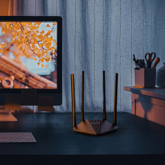 ROUTER AC1200, MR30G, trådlös, dubbelband, 300867 Mbs, 4 antenner MERCUSYS