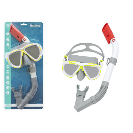 Dykset Grå Mask Snorkel Bestway 24053