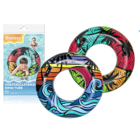 Uppblåsbar simring 91 cm Bestway 36350