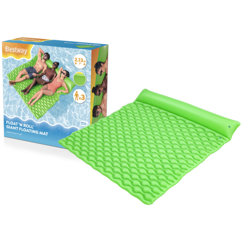 Uppblåsbar Poolmadrass för Tre Personer Bestway 213 x 170 x 21 cm 44106