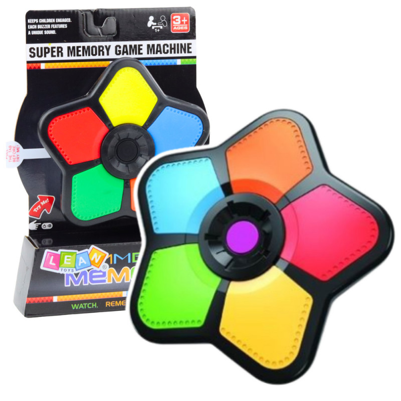 Elektronisk logikspel Memory Star Skill Lights Sounds