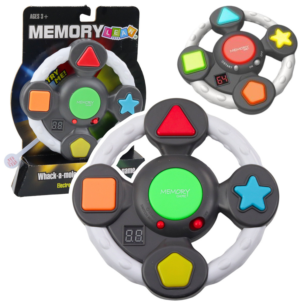 Elektroniskt logikspel Memory Rattskicklighet Ljus Ljud Elektroniskt logikspel Memory Rattskicklighet Ljus Ljud