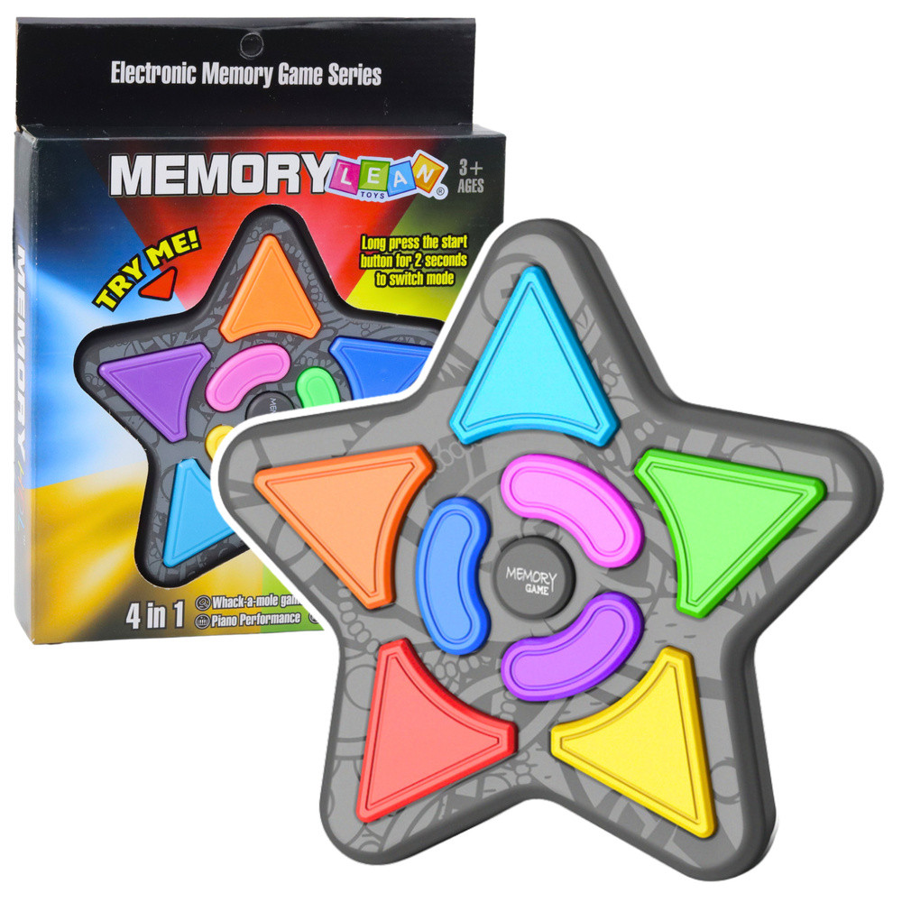 Elektronisk logikspel Memory Star Light Sounds 4-i-1 Elektronisk logikspel Memory Star Light Sounds 4-i-1