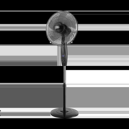 Stående fläkt med fjärrkontroll TEESA, svart