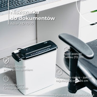 AD 1040 Niszczarka do dokumentów