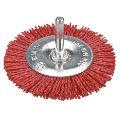 Slipande rondellborste med skaft 75 mm