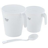 AD 1381 Elektrisk plastturistvattenkokare 0,5 l