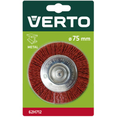 Slipande rondellborste med skaft 75 mm