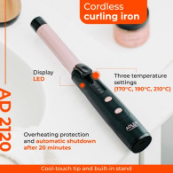 AD 2120 Bezprzewodowa lokówka podróżna  usb