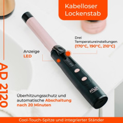 AD 2120 Trådlös reselocktång med USB-port