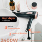 AD 2283 Hårtork med hoprullningsbar sladd - 2400w + diffuser