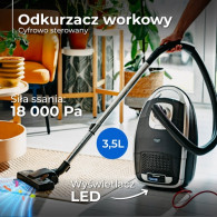 AD 7069 Dammsugare med påse, digitalt styrd - 3,5 l