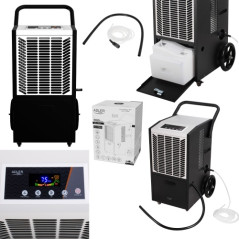 Luftavfuktare för byggbruk - industriell - kompressor 50l/24h