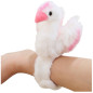 Mjuk Plysch Svan Maskot Huvudband Armband Vit