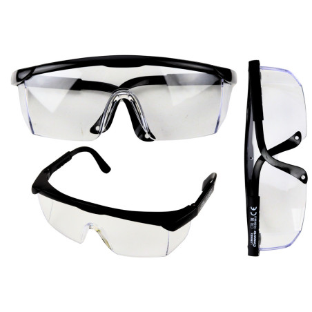 Skyddsglasögon Justerbara Skalm Svarta