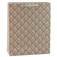 Presentpåse med Prägling Beige 32 x 26 x 10cm