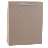 Presentpåse med Prägling Beige 32 x 26 x 10cm