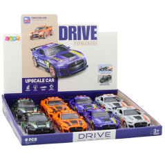 Racerbil GT 500 med öppningsbara dörrar, ljusdrift och ljudmix