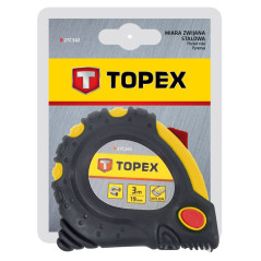 Måttband av stål, 10 m x 32 mm, magnet