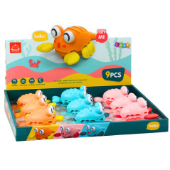 Interaktiv krabba med MIX-färgad drivning