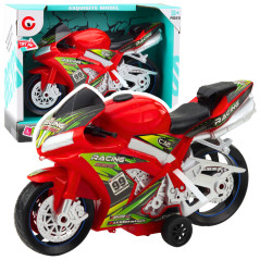 Racerbilen Racer Driver Ljusljud Röd