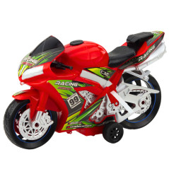 Racerbilen Racer Driver Ljusljud Röd