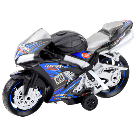 Racerbåt Motor Ljus Ljud Blåsvart